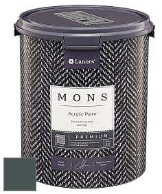 MONS PREMIUM PAINT – 100% акриловая интерьерная краска с шелковистым матовым блеском цвет MONS 75 Сосна