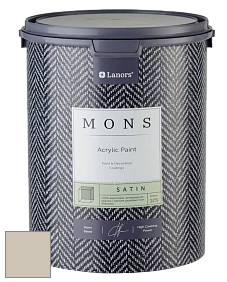 MONS SATIN PAINT – 100% акриловая полуматовая краска, 12% блеска цвет MONS 113 Мускатный орех