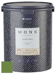 MONS CEILING PAINT – Aбсолютно матовая потолочная краска, 2% блеска цвет NCS S 3060-G30Y 