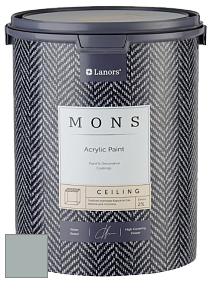 MONS CEILING PAINT – Aбсолютно матовая потолочная краска, 2% блеска цвет NCS S 3005-B50G 