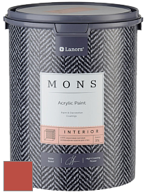 MONS INTERIOR PAINT – 100% акриловая глубоко матовая краска, 3% блеска цвет NCS S 2070-Y80R 