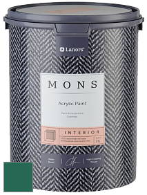 MONS INTERIOR PAINT – 100% акриловая глубоко матовая краска, 3% блеска цвет NCS S 5040-B90G 
