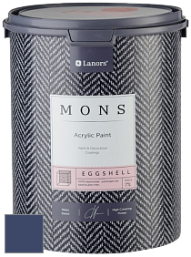 MONS EGGSHELL PAINT – 100% акриловая шелковисто-матовая краска, 7 % блеска цвет NCS S 6030-R70B 