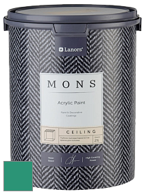MONS CEILING PAINT – Aбсолютно матовая потолочная краска, 2% блеска цвет NCS S 3050-B90G 