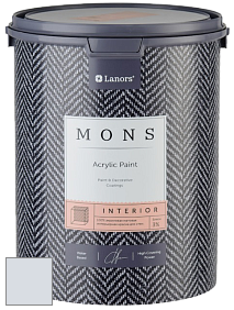 MONS INTERIOR PAINT – 100% акриловая глубоко матовая краска, 3% блеска цвет NCS S 1005-R70B 