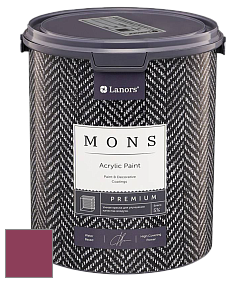 MONS PREMIUM PAINT – 100% акриловая интерьерная краска с шелковистым матовым блеском цвет NCS S 3060-R20B 
