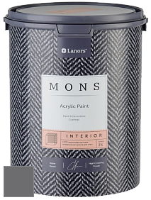 MONS INTERIOR PAINT – 100% акриловая глубоко матовая краска, 3% блеска цвет NCS S 6502-R50B 