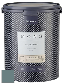 MONS CEILING PAINT – Aбсолютно матовая потолочная краска, 2% блеска цвет MONS 140 Бездна
