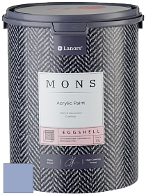 MONS EGGSHELL PAINT – 100% акриловая шелковисто-матовая краска, 7 % блеска цвет NCS S 2030-R70B 