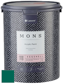 MONS EGGSHELL PAINT – 100% акриловая шелковисто-матовая краска, 7 % блеска цвет NCS S 4550-B80G 