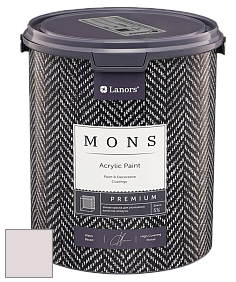 MONS PREMIUM PAINT – 100% акриловая интерьерная краска с шелковистым матовым блеском цвет NCS S 1005-R10B 