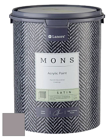 MONS SATIN PAINT – 100% акриловая полуматовая краска, 12% блеска цвет NCS S 4005-R20B 