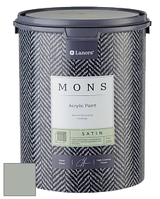 MONS SATIN PAINT – 100% акриловая полуматовая краска, 12% блеска цвет NCS S 3005-G20Y 