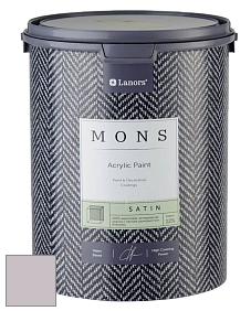 MONS SATIN PAINT – 100% акриловая полуматовая краска, 12% блеска цвет NCS S 2005-R30B 