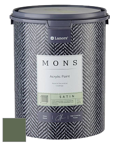 MONS SATIN PAINT – 100% акриловая полуматовая краска, 12% блеска цвет NCS S 6020-G30Y 
