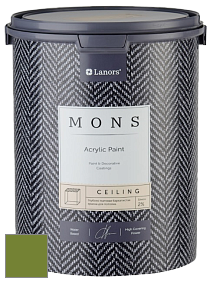 MONS CEILING PAINT – Aбсолютно матовая потолочная краска, 2% блеска цвет NCS S 3065-G40Y 