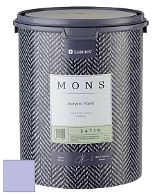 MONS SATIN PAINT – 100% акриловая полуматовая краска, 12% блеска цвет NCS S 1030-R60B 