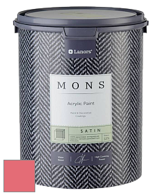 MONS SATIN PAINT – 100% акриловая полуматовая краска, 12% блеска цвет NCS S 0565-R 