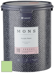MONS EGGSHELL PAINT – 100% акриловая шелковисто-матовая краска, 7 % блеска цвет NCS S 0540-G30Y 