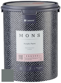 MONS EGGSHELL PAINT – 100% акриловая шелковисто-матовая краска, 7 % блеска цвет NCS S 6005-B80G 