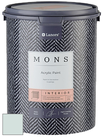 MONS INTERIOR PAINT – 100% акриловая глубоко матовая краска, 3% блеска цвет MONS 1 Морозный день
