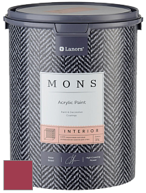 MONS INTERIOR PAINT – 100% акриловая глубоко матовая краска, 3% блеска цвет NCS S 2070-R10B 