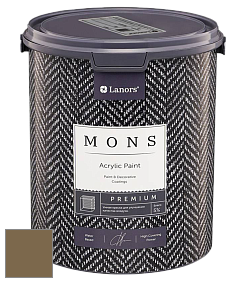 MONS PREMIUM PAINT – 100% акриловая интерьерная краска с шелковистым матовым блеском цвет NCS S 6020-Y 