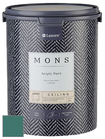 MONS CEILING PAINT – Aбсолютно матовая потолочная краска, 2% блеска цвет NCS S 5030-B70G 