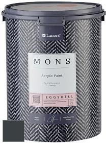 MONS EGGSHELL PAINT – 100% акриловая шелковисто-матовая краска, 7 % блеска цвет NCS S 8505-B20G 