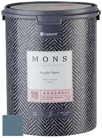 MONS EGGSHELL PAINT – 100% акриловая шелковисто-матовая краска, 7 % блеска цвет NCS S 5020-B 