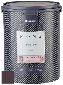 MONS EGGSHELL PAINT – 100% акриловая шелковисто-матовая краска, 7 % блеска цвет NCS S 8010-R10B 