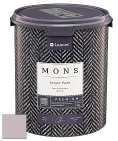 MONS PREMIUM PAINT – 100% акриловая интерьерная краска с шелковистым матовым блеском цвет NCS S 2010-R20B 