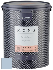 MONS INTERIOR PAINT – 100% акриловая глубоко матовая краска, 3% блеска цвет NCS S 1515-R80B 