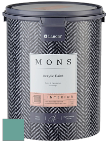 MONS INTERIOR PAINT – 100% акриловая глубоко матовая краска, 3% блеска цвет NCS S 3030-B70G 