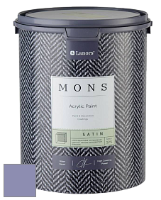 MONS SATIN PAINT – 100% акриловая полуматовая краска, 12% блеска цвет NCS S 3030-R60B 