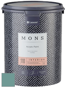 MONS INTERIOR PAINT – 100% акриловая глубоко матовая краска, 3% блеска цвет MONS 245 Игра