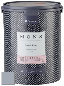 MONS EGGSHELL PAINT – 100% акриловая шелковисто-матовая краска, 7 % блеска цвет NCS S 3010-R70B 