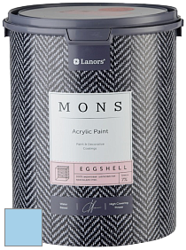 MONS EGGSHELL PAINT – 100% акриловая шелковисто-матовая краска, 7 % блеска цвет NCS S 0530-R90B 