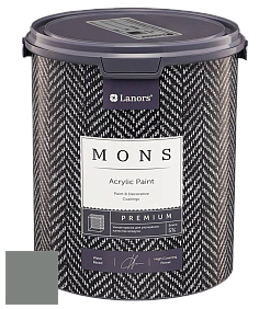 MONS PREMIUM PAINT – 100% акриловая интерьерная краска с шелковистым матовым блеском цвет NCS S 5502-G 