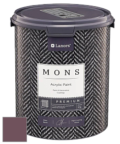 MONS PREMIUM PAINT – 100% акриловая интерьерная краска с шелковистым матовым блеском цвет NCS S 6020-R20B 