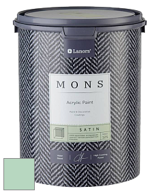 MONS SATIN PAINT – 100% акриловая полуматовая краска, 12% блеска цвет NCS S 1020-G 
