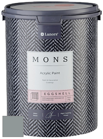 MONS EGGSHELL PAINT – 100% акриловая шелковисто-матовая краска, 7 % блеска цвет NCS S 4005-B50G 