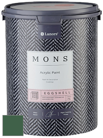 MONS EGGSHELL PAINT – 100% акриловая шелковисто-матовая краска, 7 % блеска цвет NCS S 6030-G10Y 