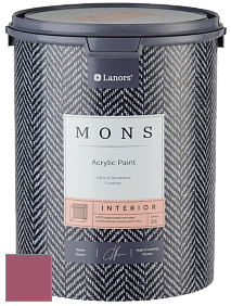 MONS INTERIOR PAINT – 100% акриловая глубоко матовая краска, 3% блеска цвет NCS S 3050-R20B 