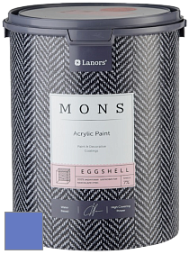 MONS EGGSHELL PAINT – 100% акриловая шелковисто-матовая краска, 7 % блеска цвет NCS S 2060-R70B 