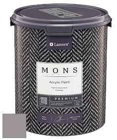 MONS PREMIUM PAINT – 100% акриловая интерьерная краска с шелковистым матовым блеском цвет NCS S 4005-R20B 