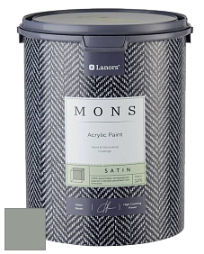 MONS SATIN PAINT – 100% акриловая полуматовая краска, 12% блеска цвет NCS S 4005-G20Y 