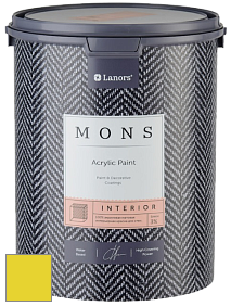 MONS INTERIOR PAINT – 100% акриловая глубоко матовая краска, 3% блеска цвет NCS S 0570-G80Y 