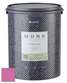 MONS SATIN PAINT – 100% акриловая полуматовая краска, 12% блеска цвет NCS S 1060-R30B 
