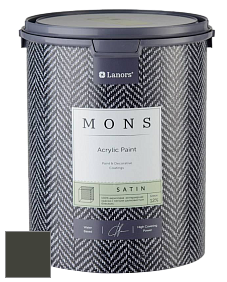 MONS SATIN PAINT – 100% акриловая полуматовая краска, 12% блеска цвет NCS S 8505-G50Y 